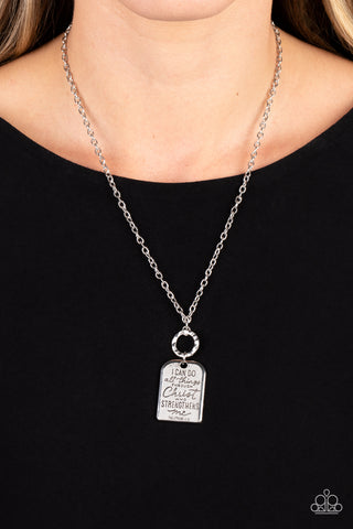 Persevering Philippians - Silver Necklace Paparazzi