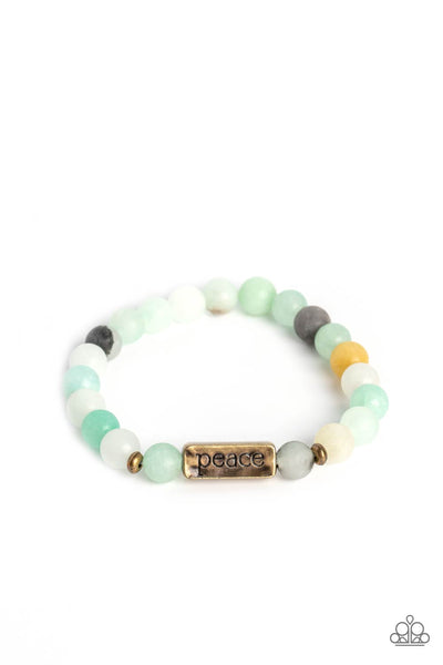 Serene Season - Blue Paparazzi Bracelet