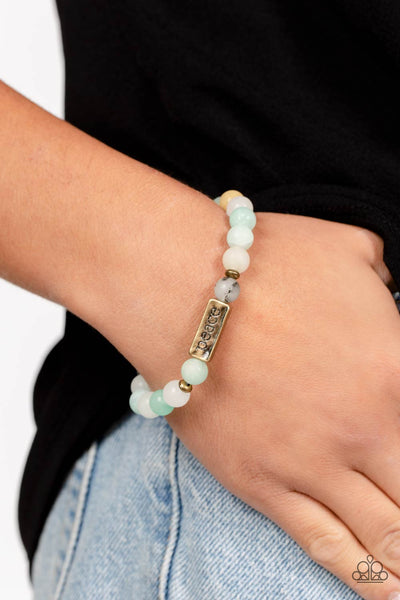 Serene Season - Blue Paparazzi Bracelet