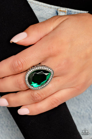 Illuminated Icon - Green Ring Paparazzi