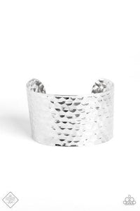 Simmering Shimmer - Silver Paparazzi Bracelet - sofancyjewels