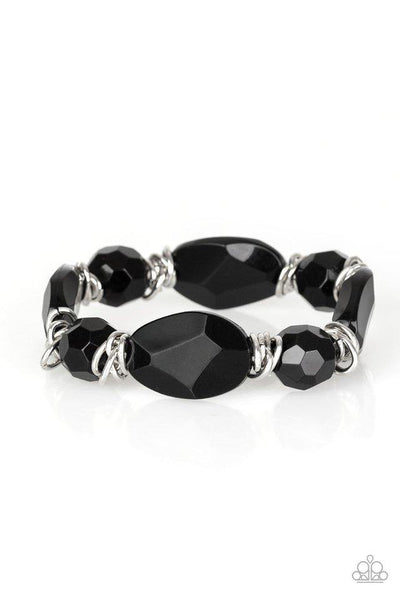 Savor The Flavor Paparazzi Black Bracelet - sofancyjewels