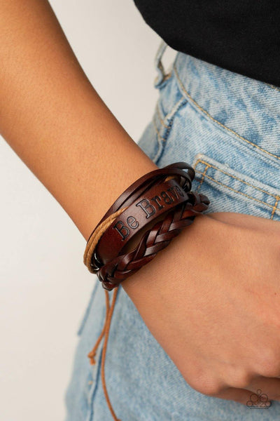 Brave Soul - Brown Paparazzi bracelet - sofancyjewels