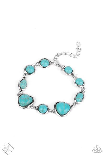 Eco Friendly Fashionista - Blue Paparazzi Bracelet