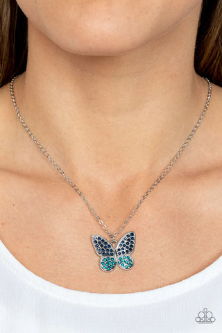 Flutter Forte - Blue Paparazzi Necklace