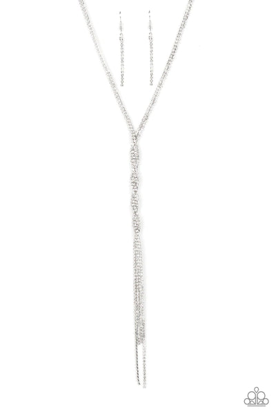 Impressively Icy - White Paparazzi Necklace