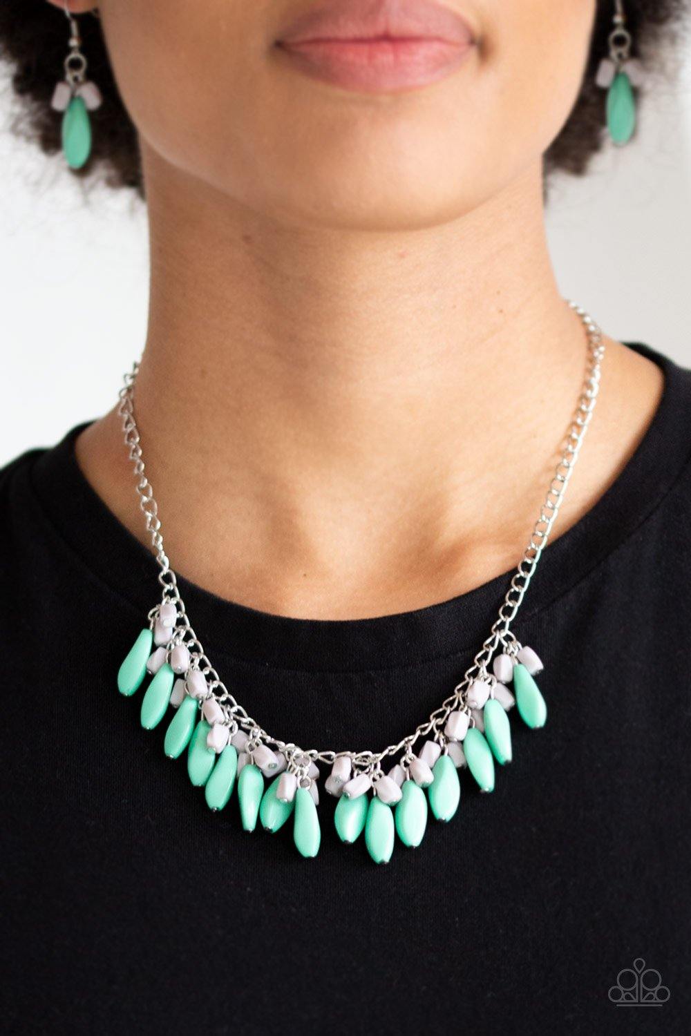 Bead Binge - Green Paparazzi Necklace - sofancyjewels