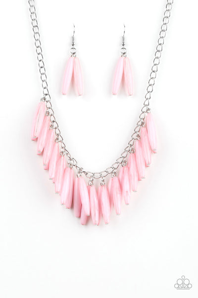 Full Of Flavor - Pink Paparazzi Necklace