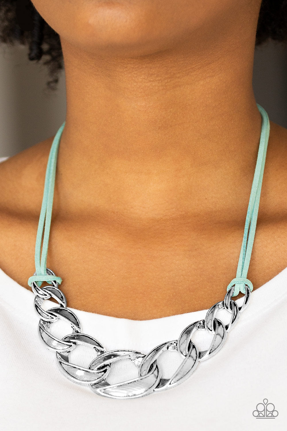 Vivid Vanity - blue - Paparazzi necklace – JewelryBlingThing