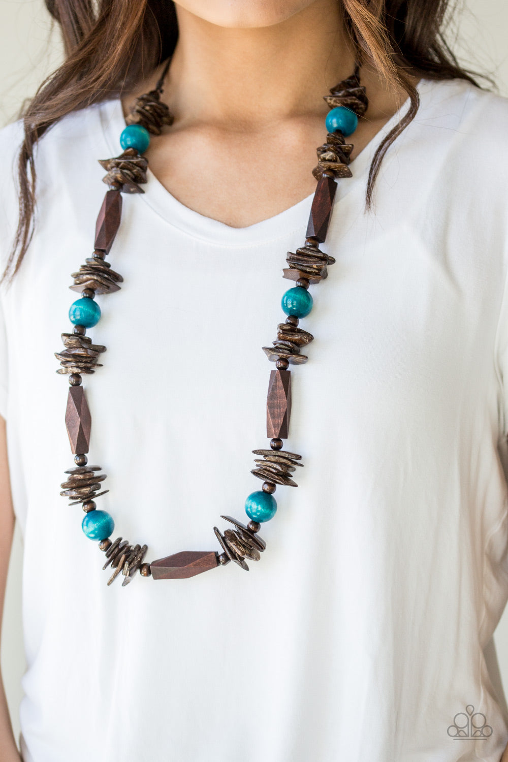 Cozumel Coast - Blue Paparazzi Necklace - sofancyjewels