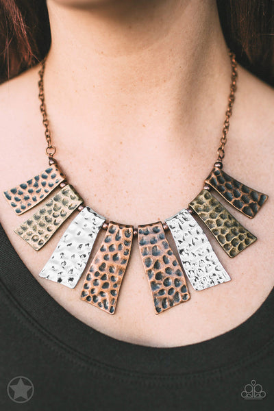 A Fan of the Tribe Paparazzi Necklace - sofancyjewels