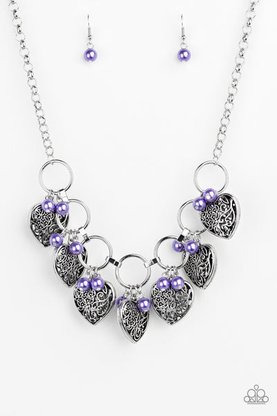 Very Valentine - Purple Paparazzi Necklace