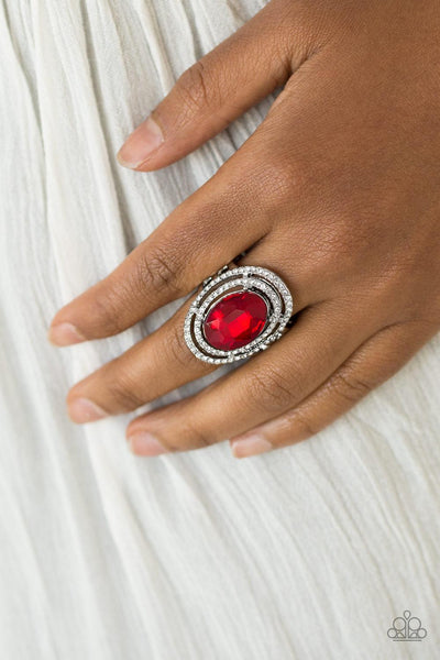 Making History - Red Paparazzi Ring