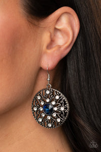 GLOW Your True Colors - Blue Paparazzi Earrings