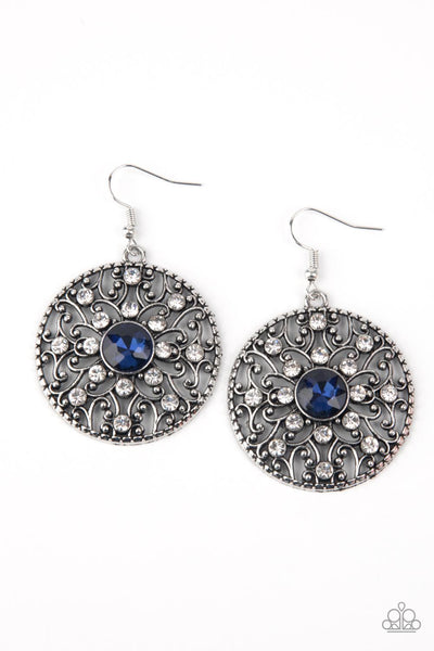 GLOW Your True Colors - Blue Paparazzi Earrings