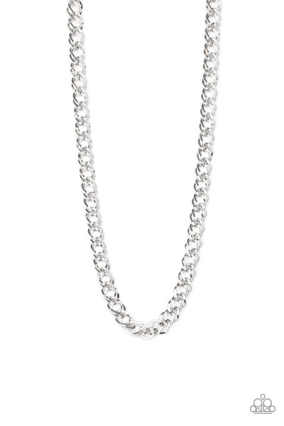 Undefeated - Silver

Paparazzi Male Necklace