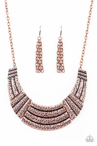 Ready To Pounce - Copper Paparazzi Necklace