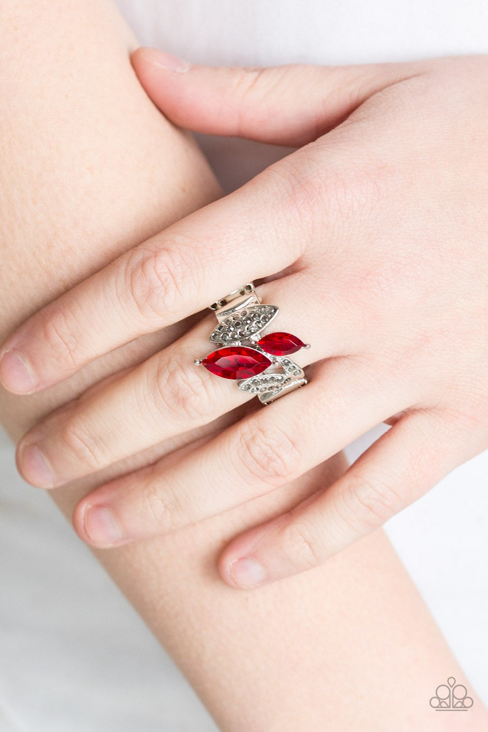 Stay Sassy - Red Paparazzi Ring