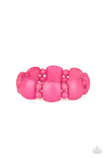 Dont Be So NOMADIC! - Pink Paparazzi Bracelet - sofancyjewels