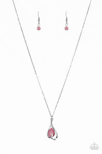 Tell Me A Love Story - Pink and Silver Paparazzi Necklace