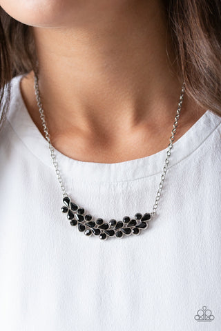 Special Treatment - Black and Silver Paparazzi Necklace