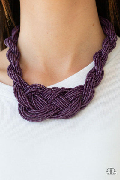 A Standing Ovation - Purple Paparazzi Necklace - sofancyjewels