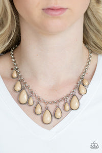 Jaw-Dropping Diva - Brown Paparazzi Necklace