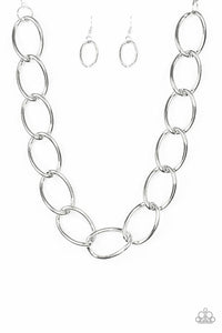 The Challenger - Silver Paparazzi Necklace
