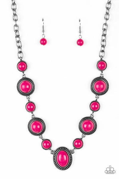 Voyager Vibes - Pink Paparazzi Necklace