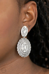 Ageless Artifact - Silver Paparqzzi Clip On Earrings - sofancyjewels