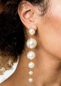 Living a WEALTHY Lifestyle - Gold Paparazzi Earrings