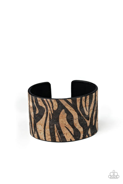 Zebra Zone - Black Paparazzi Bracelet