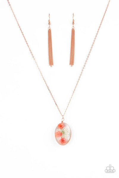 Sweet Sentiments - Copper Paparazzi Necklace