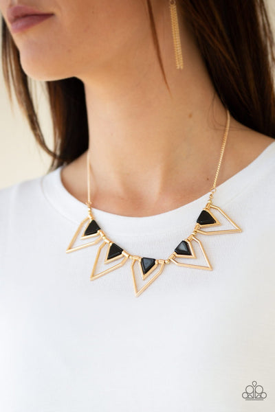 The Pack Leader - Gold Paparazzi Necklace