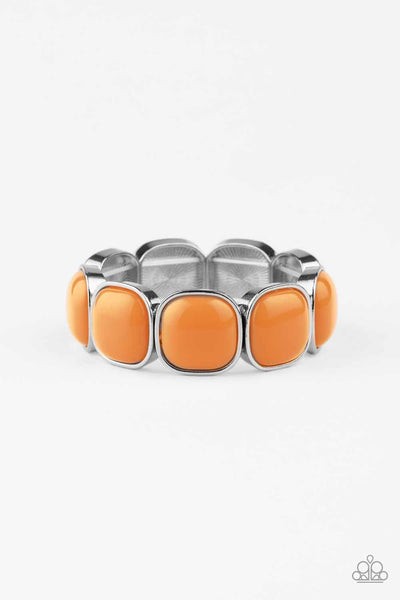Vivacious Volume - Orange Paparazzi Bracelet