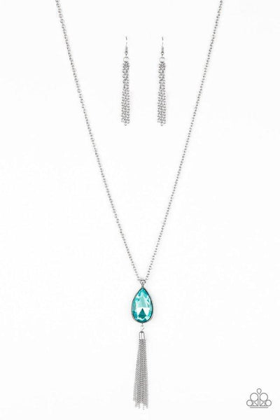 Elite Shine - Blue Paparazzi Necklace