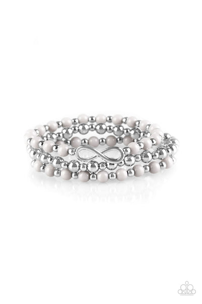 Immeasurably Infinite - Silver Paparazzi Bracelet