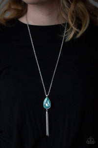 Elite Shine - Blue Paparazzi Necklace