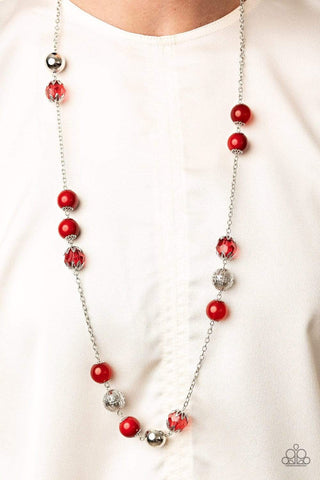 Fruity Fashion - Red Paparazzi Necklace