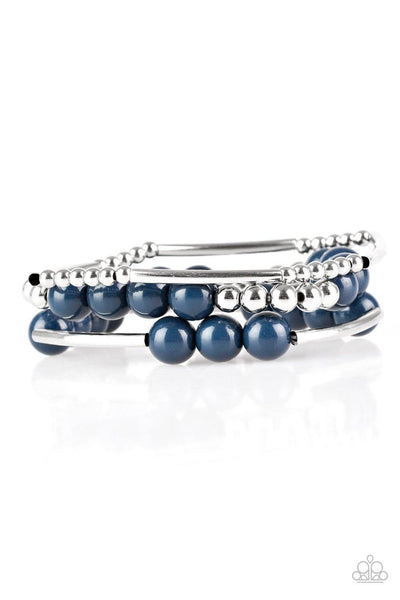 New Adventures - Blue Paparazzi Bracelet - sofancyjewels