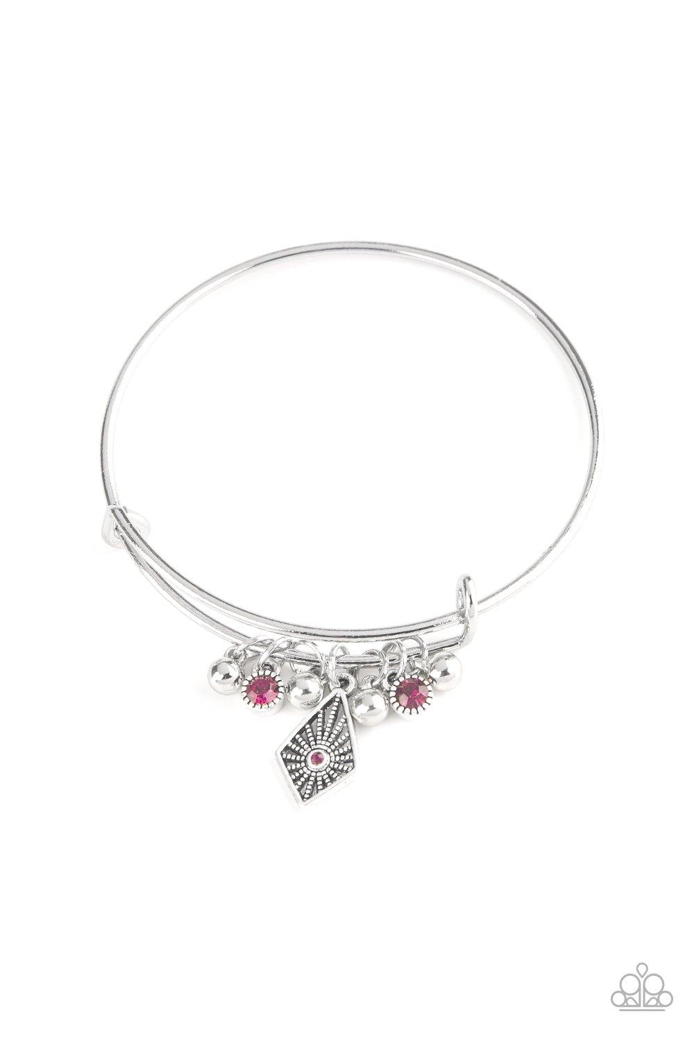 Treasure Charms - Pink Paparazzi Bracelet - sofancyjewels