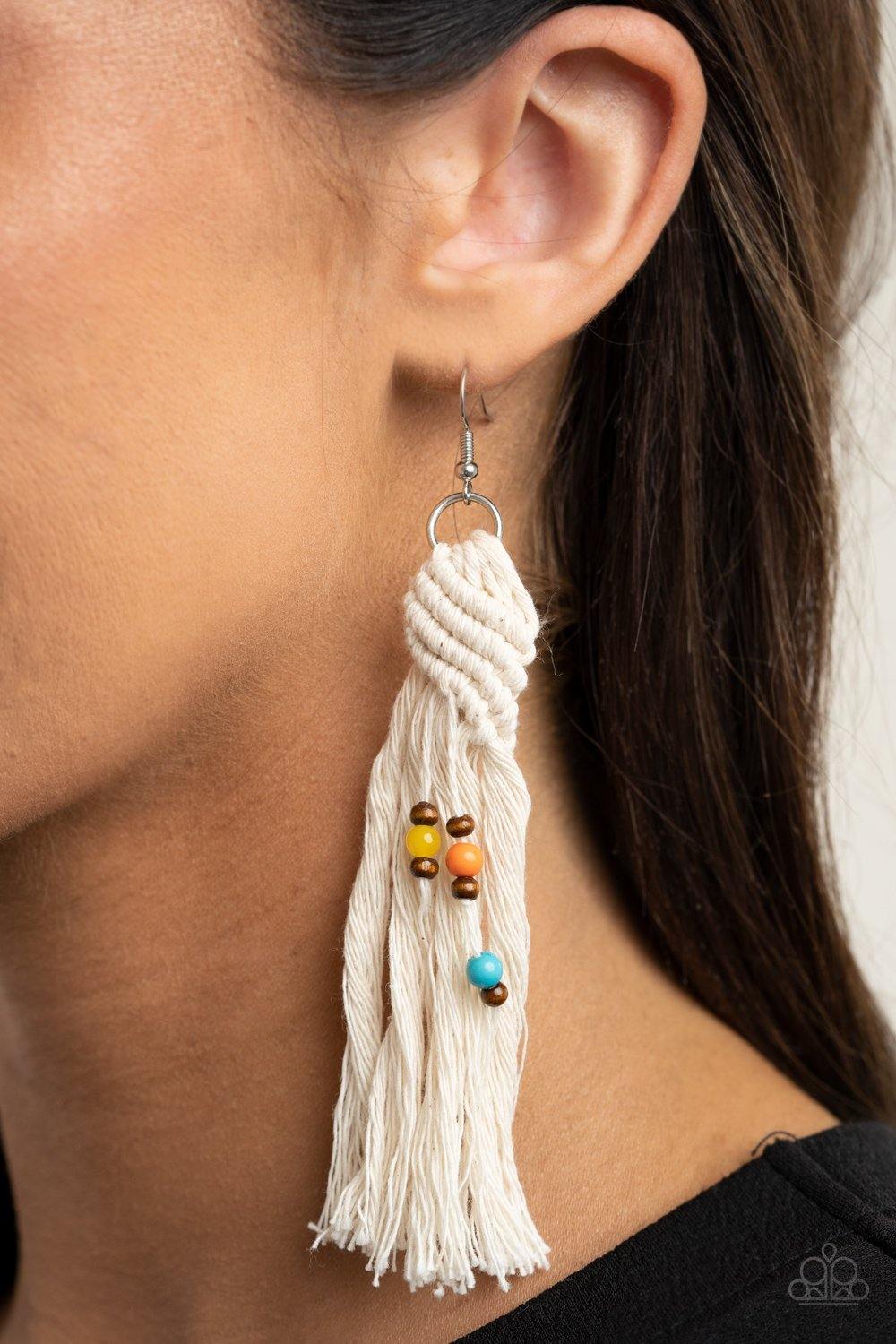 Beach Bash - Multi Paparazzi Earrings - sofancyjewels