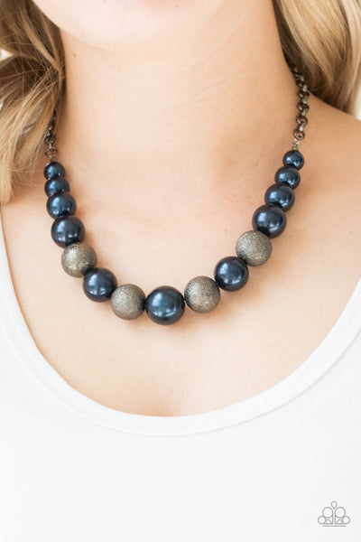 Color Me CEO - Blue Paparazzi Necklace