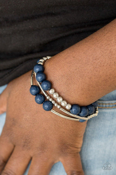 New Adventures - Blue Paparazzi Bracelet - sofancyjewels