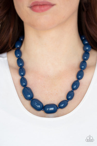 Poppin' Popularity Blue Paparazzi  Necklace