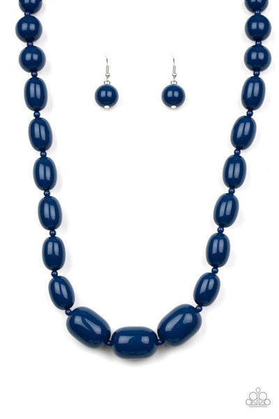 Poppin' Popularity Blue Paparazzi  Necklace