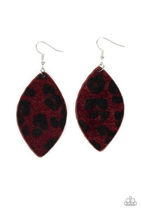 GRR-irl Power - Red Paparazzi Earrings - sofancyjewels