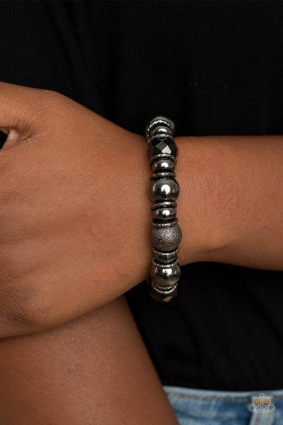 Take Your Best Shot Black Paparazzi Bracelet - sofancyjewels