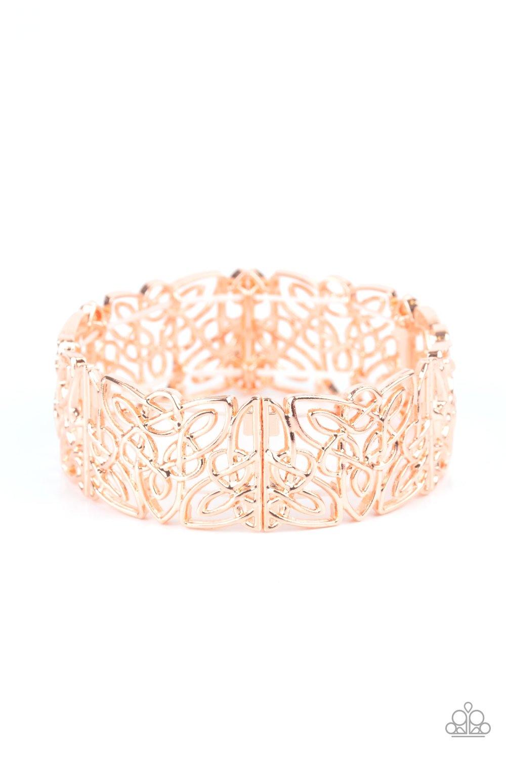 Namaste Gardens Copper Paparazzi Bracelet - sofancyjewels