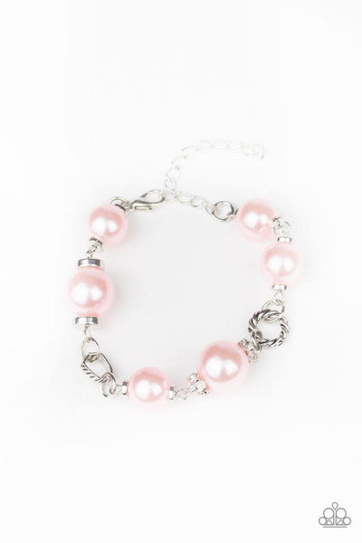 Boardroom Baller - Pink Paparazzi Bracelet - sofancyjewels